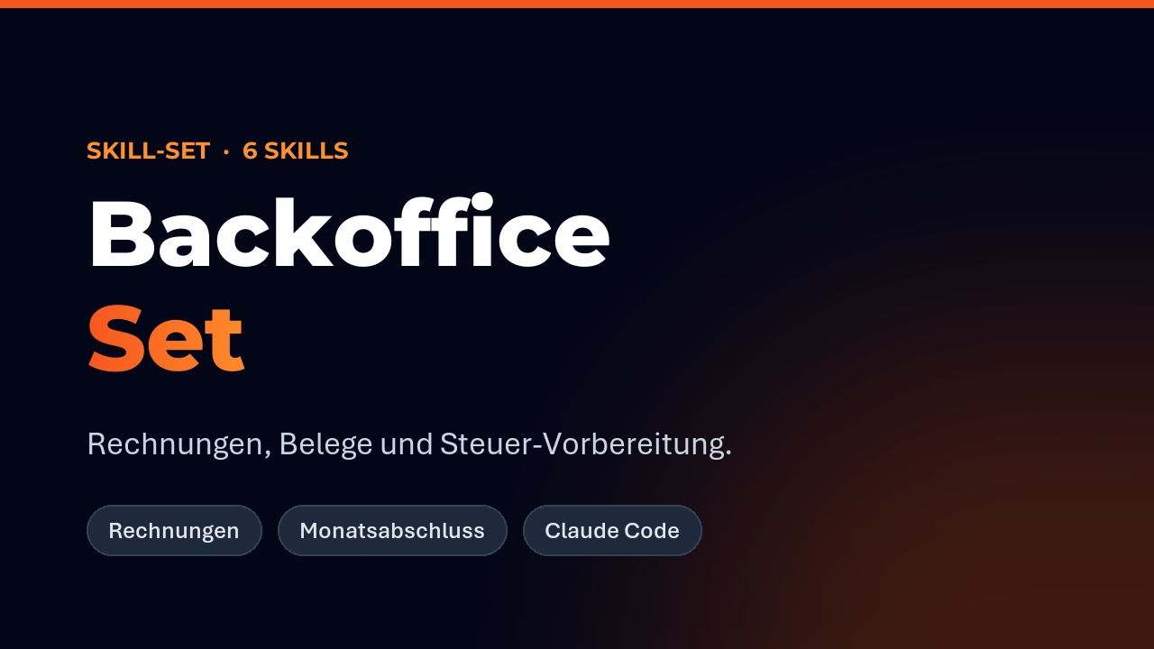 Backoffice Set: 6 Skills